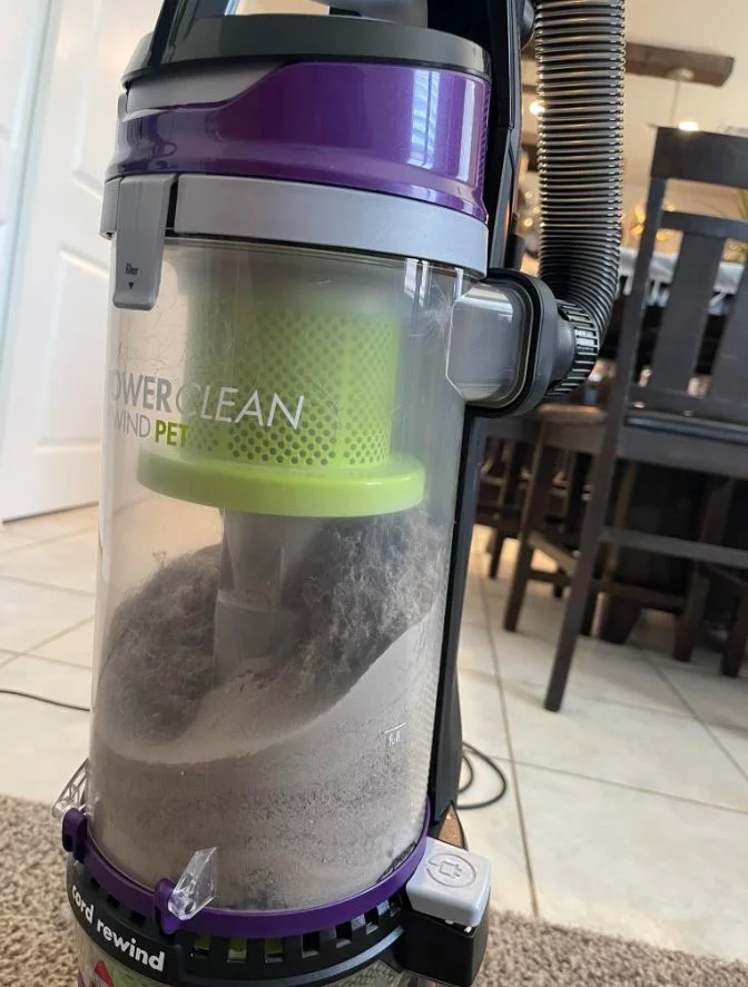 Bissell 2494 and 2252 can clean dust and short hair easily