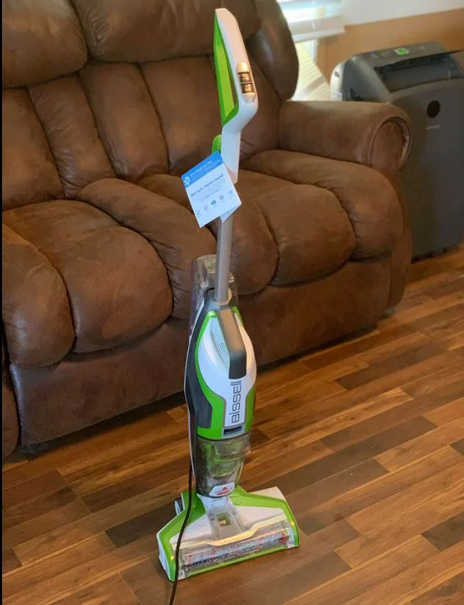 Bissell Crosswave is designed with a 12-inch cleaning path width