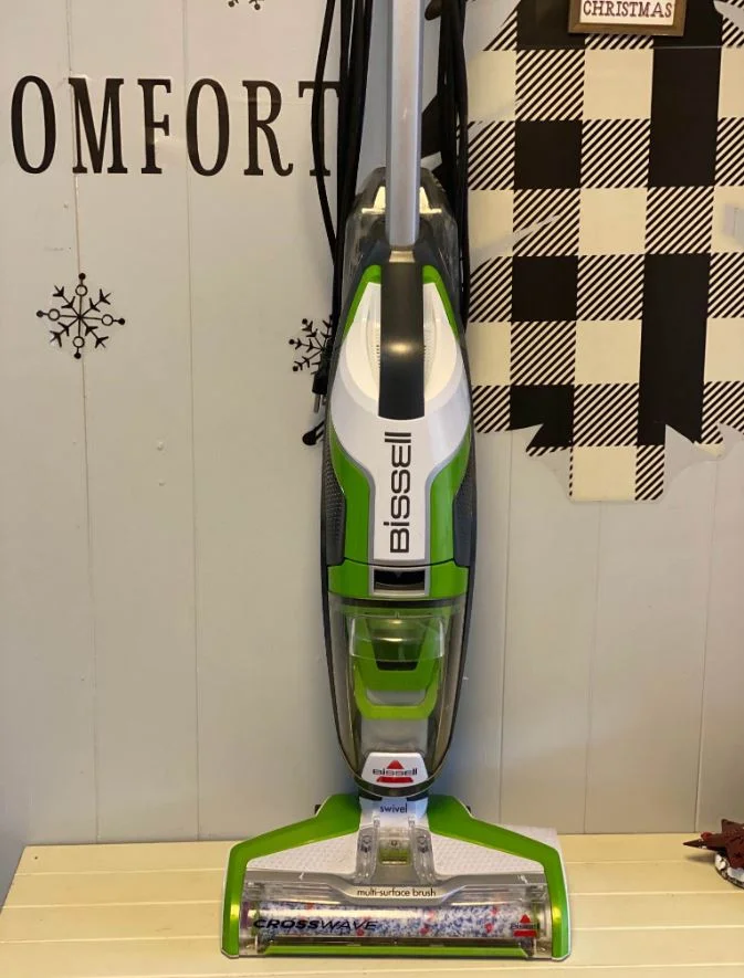 Bissell Crosswave vacuums and washes at the same time