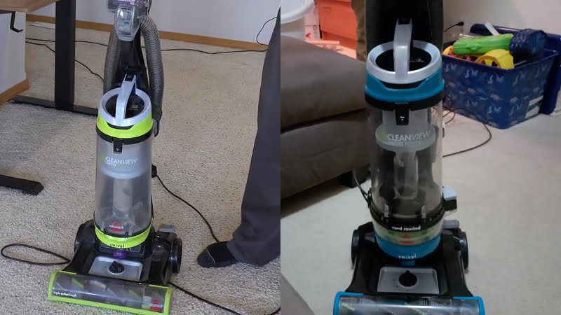 Bissell Cleanview Swivel Pet vs Rewind: Which Is Better Vac?