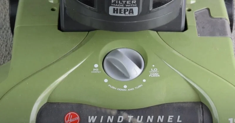hoover windtunnel’s 5 surface-type settings