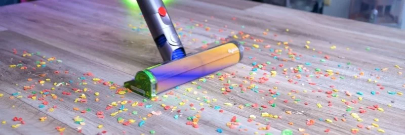 dyson v12's laser slim fluffy head