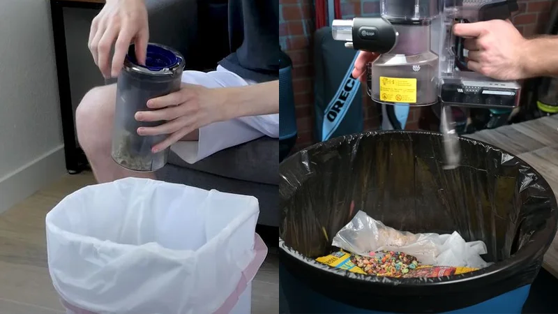 emptying the jet 75's dustbin is a bit awkward