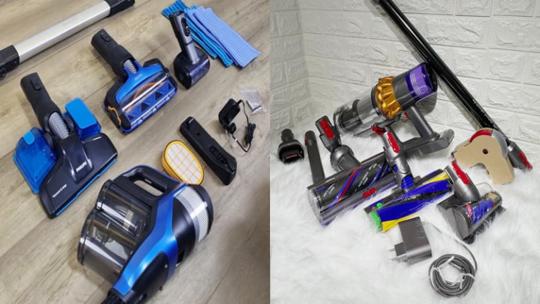 Philips XC8349/01 vs Dyson V15: Who Should Buy These Powerful Cordless Stick Vacuum Cleaners?