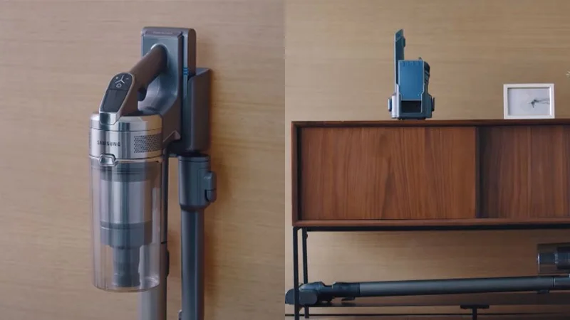 samsung jet 75's wall-mounted charger