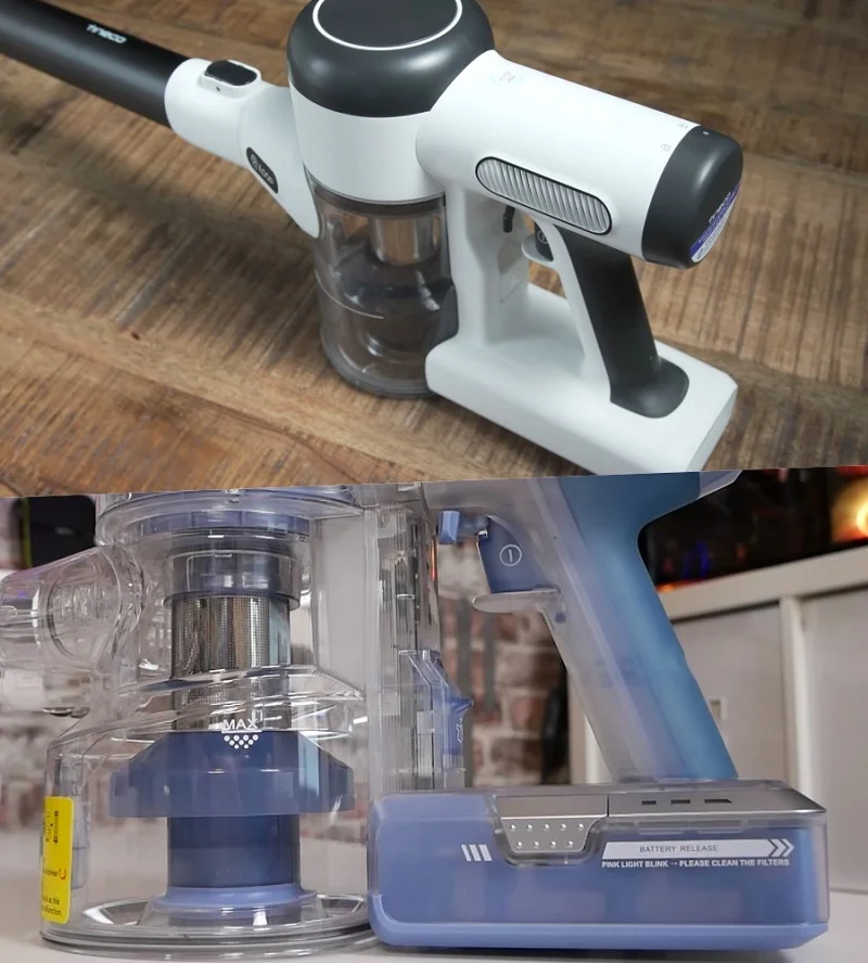 Designs of Tineco Pure One X (above) and A11 Hero (below)