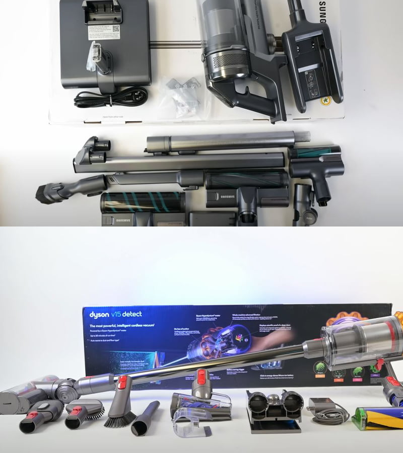 Samsung Jet 90 Vs Dyson V15 A HeadToHead Comparision