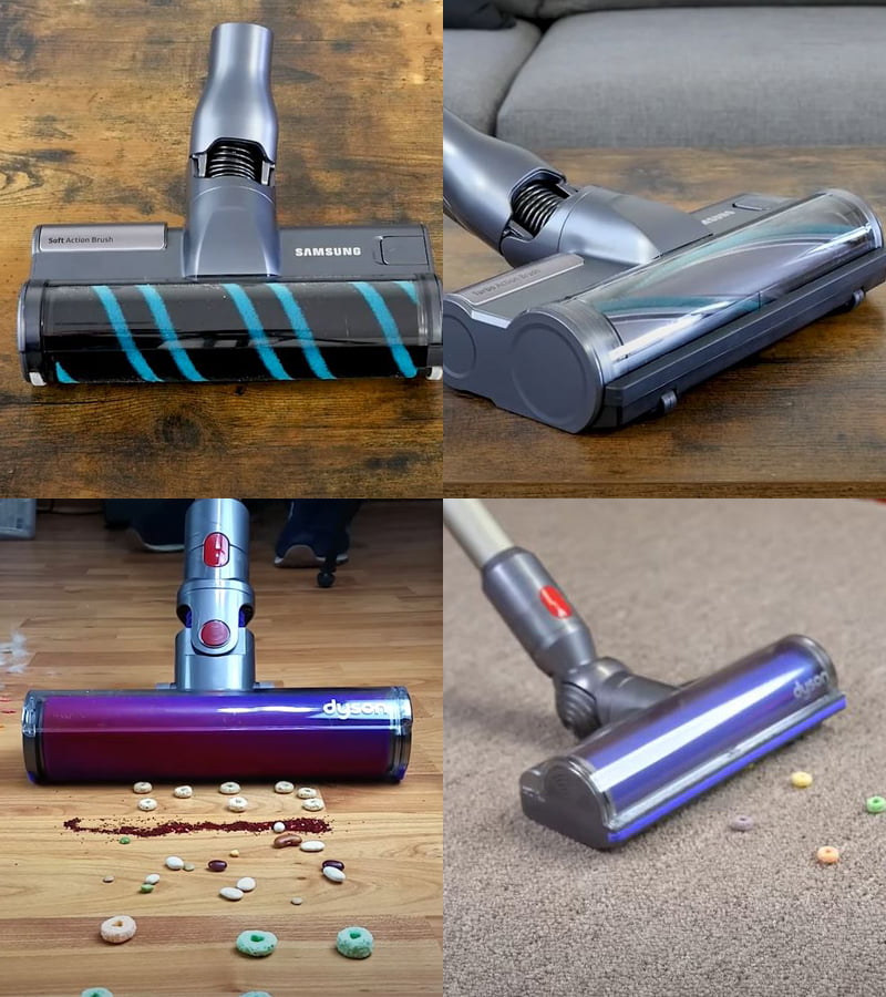 Samsung Jet 90 vs Dyson V8 A FaceToFace Comparison