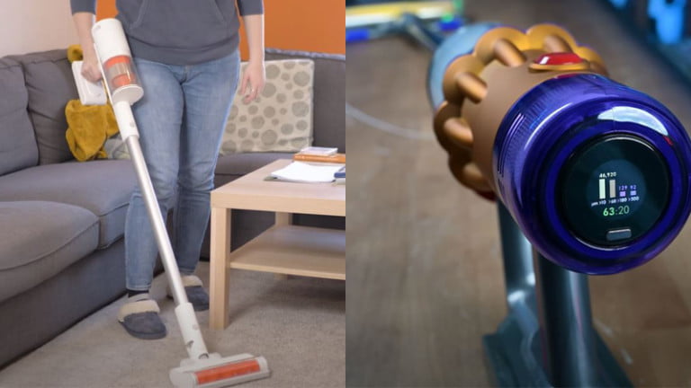 xiaomi g11 vs dyson v12: a contest between two lightweight vacuums